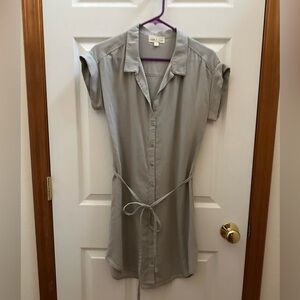 Cloth & Stone button up shirt dress. Super cute!